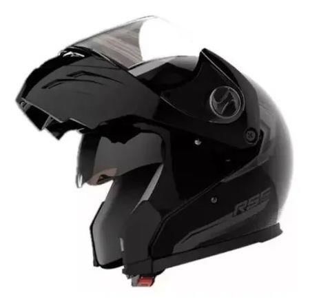 CASCO HAWK VECTOR TALLE L NEGRO BRILLANTE