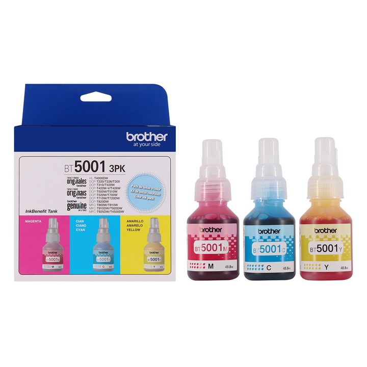 Botella de Tinta Brother BT50013PKMEX Color InkTank - Vista 1