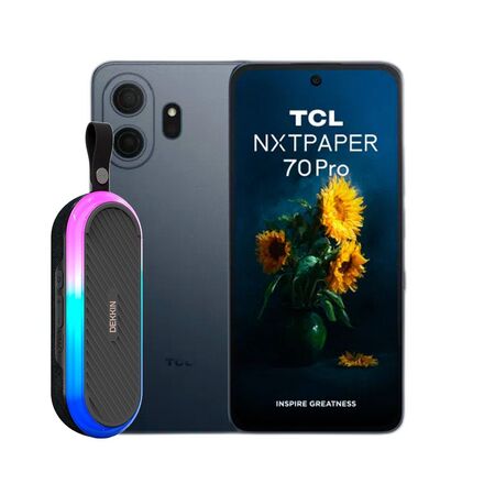 Combo TCL 70 Pro NXTPaper 5G 8+256GB Stellar Blue + Parlante Dekkin 16W