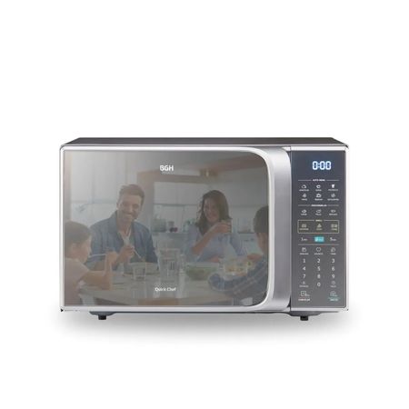 MICROONDAS BGH 20L DIGITAL B120DS20I SILVER
