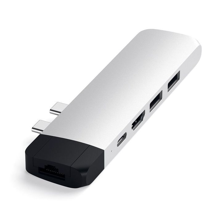 Hub USB-C Satechi Pro con Ethernet para MacBook - Vista 2