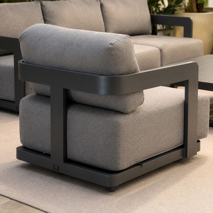 Set de Sillones Exterior Estambul Giratorio Impermeable Línea Élite 4 Piezas - Vista 4