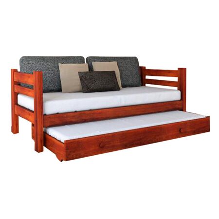 Cama Divan Madera C/Carro 1 Plcastaño