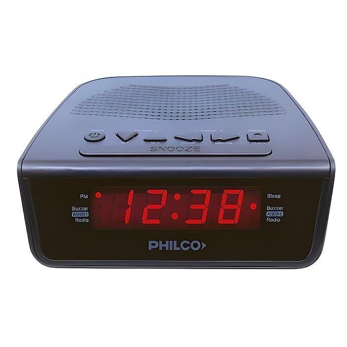 Radio Reloj Despertador Philco Rj900p Negro - Vista 3