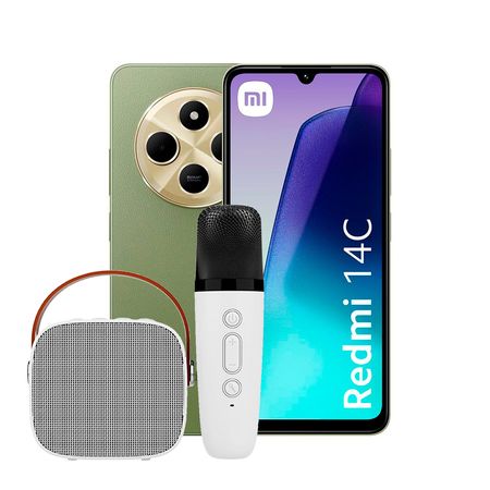 Combo Redmi 14C 4+256GB Sage Green + Kit Karaoke Bluetooth Dekkin