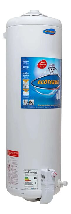 Termotanque Gas Natural 120l Ecotermo Europeo Conexión Superior - Vista 1