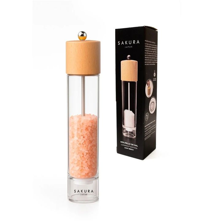 Molinillo De Sal Sakura Luminous Light Beech 25.5cm Light Beech - Vista 3