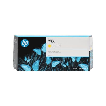 Cartucho 676M8A HP 738 300-ml Yellow DesignJet Ink