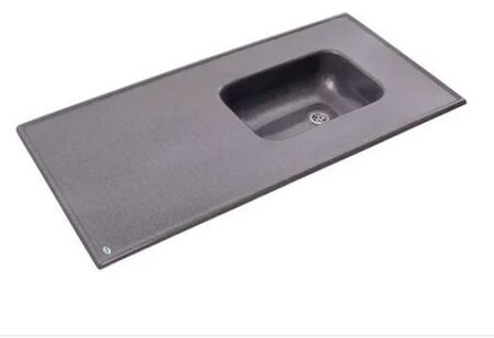 Mesada Bacha Integral Gris Oscuro 1 40 X 0 60