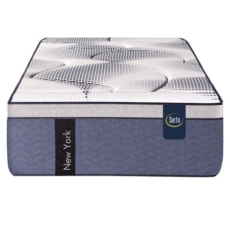Colchon Serta New York 1 Plaza y Media 100x200x35cm de Resortes Pocket con Europillow Visco Inteligente