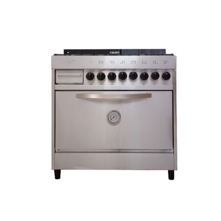 Cocina Maraldi Cheff 87 Cm 6 Hornallas Plancheta Y Carlitera
