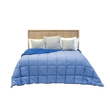 Cobertor de Cama Azul/Celeste Piero 240 x 240 cm
