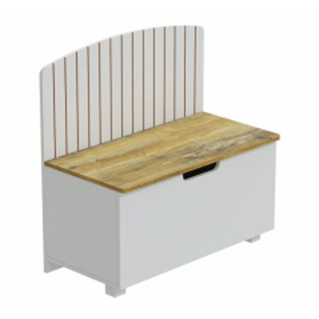 Baúl Juguetero Línea Nordic La Esperanza Atakama y Laqueado Blanco