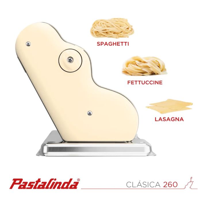 Fabrica De Pastas Pastalinda Clasica 260 Original Fideo Masa Beige - Vista 2