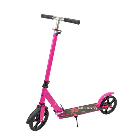 Monopatin T-go Plegable Infantil Acero Reforzado Adolescentes Rosa