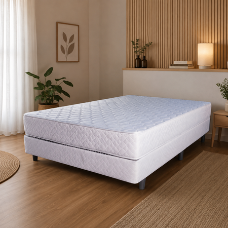 SOMMIER REPOSAR T.M. NOCHE ESPUMA 140X190 TOTAL MATELASSE  BASE COLCHON  BASE