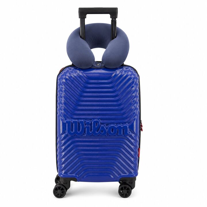 Valija Carry On ABS azul 20" Wilson + Almohadón de cuello de viaje memory foam - Vista 1