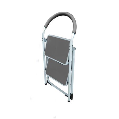 Escalera De Cocina 2 Escalones Gris