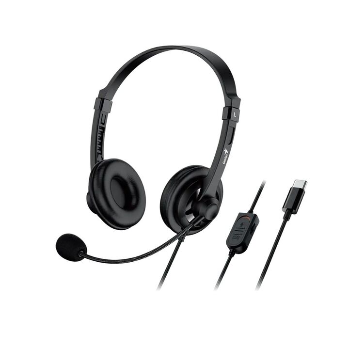 Auriculares + Mic GENIUS HS-230U USB Tipo C Digital 2.4M - Vista 3
