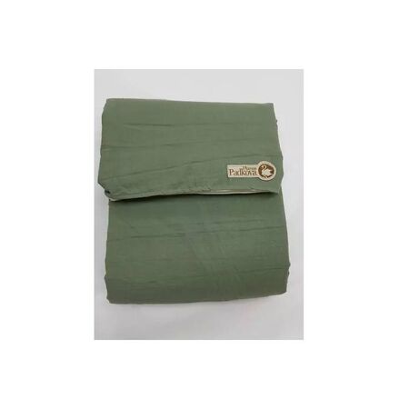 FUNDA NORDICA PADKOVA QUEEN - 220X240, VERDE, TUSOR DE ALGODON (802)