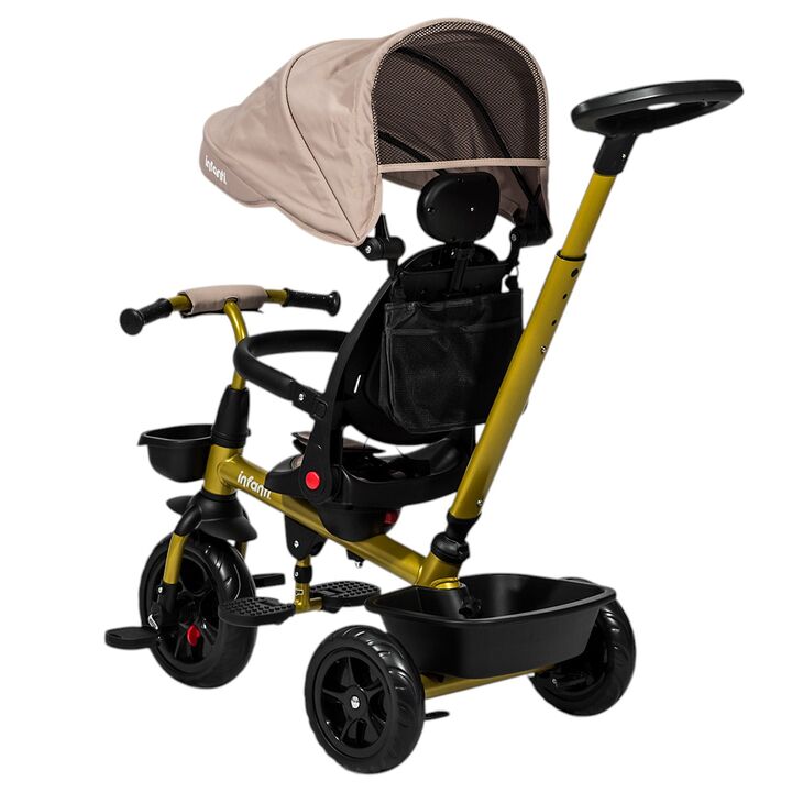 Triciclo multifuncional Infanti JY-T07B Dorado - Vista 6