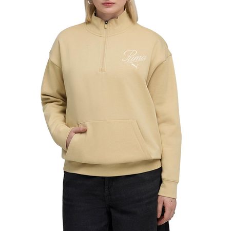 BUZO PUMA CON CIERRE ESSENTIALS SCRIPT MUJER 688073/83