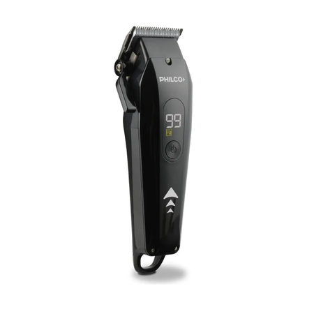 cortapelo philco hc9911 inalámbrico clipper turbo pro cuchillas de acero inoxidable display digital