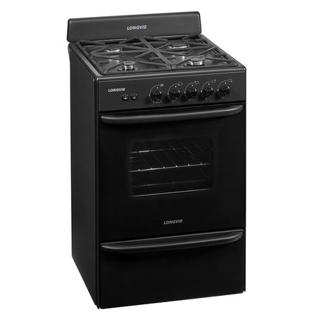 Cocina Grafito 56cm con Luz Encendido y Doble Visor Longvie