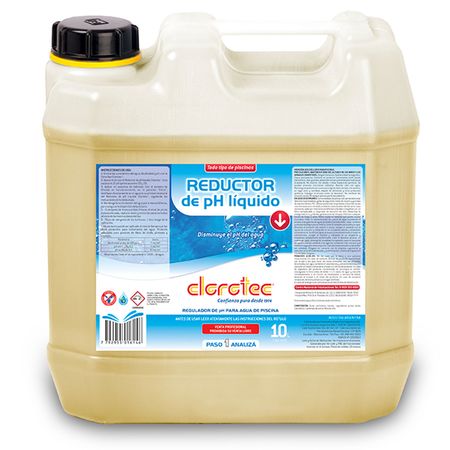 Reductor De PH Liquido Piletas 10lts Clorotec