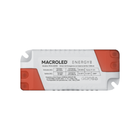 Driver Emergencia Panel 6 A 24W