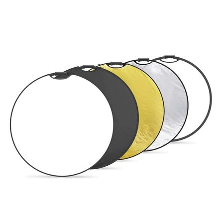 Neewer 80 cm. Reflector 5 en 1 plegable. Luz versátil