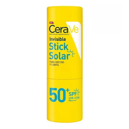 Protector Solar Cerave Stick Invisible F50 Rostro Labios 8g