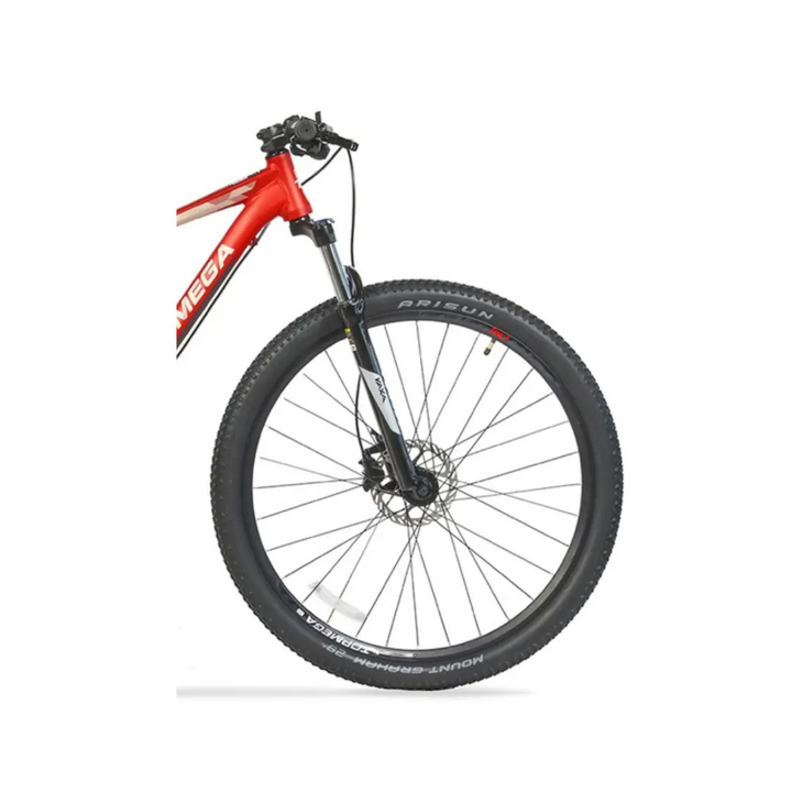 Bicicleta MTB TopMega Magma R29 8V Talle XL Shimano Essa TerraGris - Vista 3