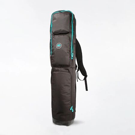 Bolso Porta Palos De Hockey Munich Lucha Large - 6 Palos Color Negro/aqua