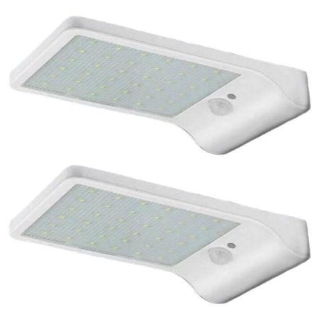 Aplique Solar 36 Leds Luz Calida