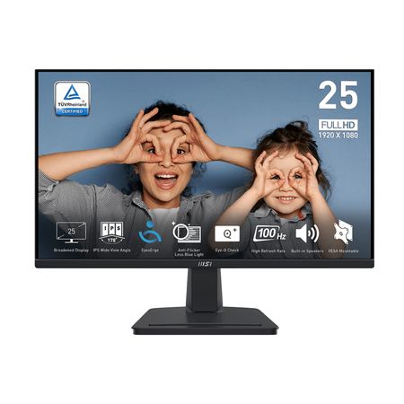 Monitor Led 24.5 Msi Pro Mp251 Full Hd 100hz Negro