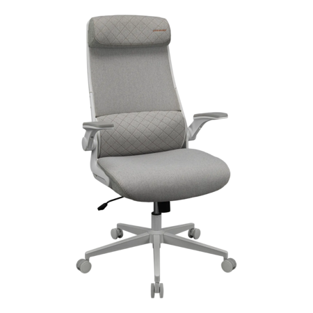 Silla Cougar Stryder Ergonomica De Escritorio Hibrida Blanca