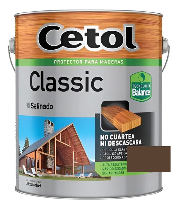Pintura Cetol Classic Satinado 4Lts - Vista 1