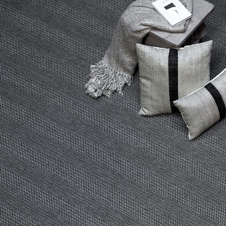 Alfombra simil Yute Grey - 300x400 cm - Vista 5
