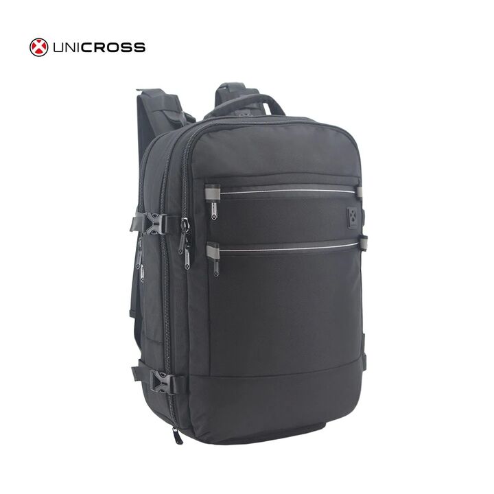 Mochila Travel Negra Unicross Porta Notebook - Vista 2