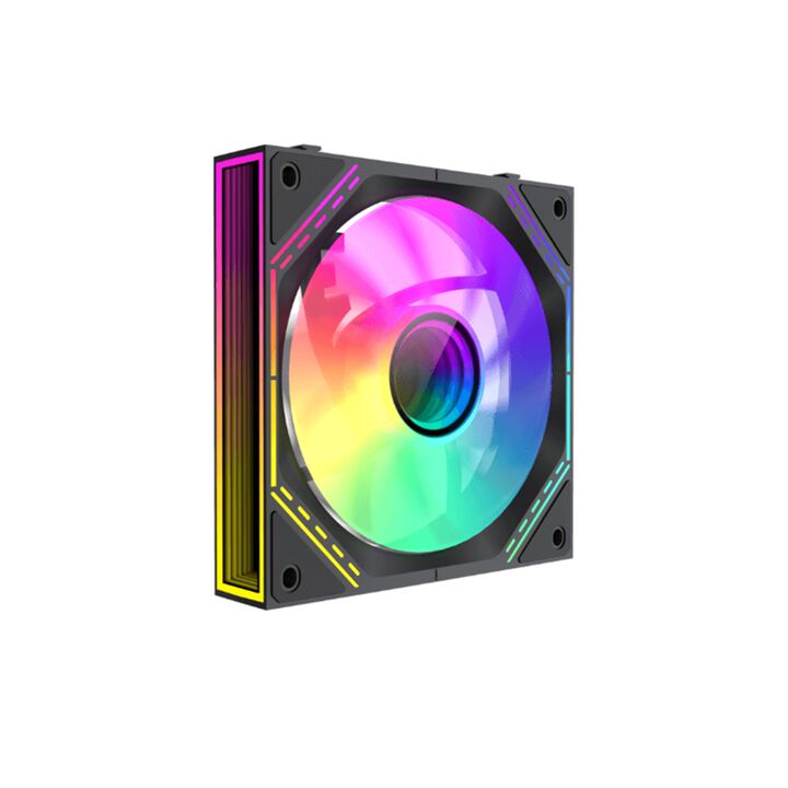 Fan Gamemax Para Gabinete 3x120mm ARGB Magnetico Reverso - Vista 4