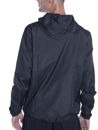 Campera Topper Rompeviento Open Hombre Training Negro