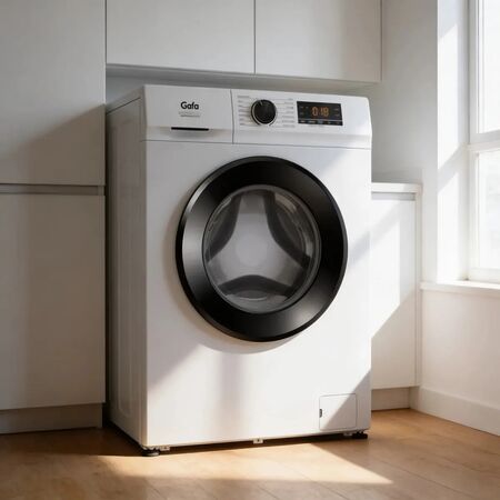 Lavarropas Carga Frontal Lfg06w Gafa 6kg Blanco Inverter Blanco