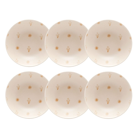 Set X 6 Platos Hondos Afecto 20 Cm