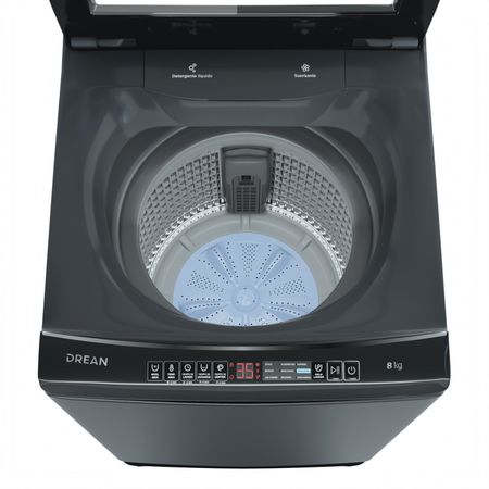 Lavarropas Carga Superior 8 Kg Gris Drean LPDR0865ILG