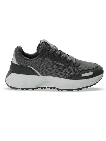 Zapatillas Topper Tango Kids Niños Moda Gris
