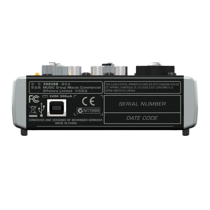 Consola de Mezcla Behringer XENYX 302USB - Vista 4