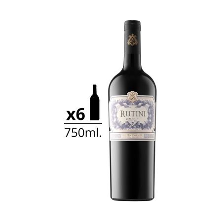 Vino Tinto Rutini Coleccion Merlot Caja x 6