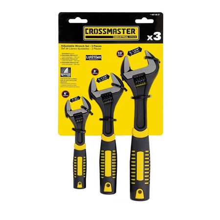 Set Llave Ajustable Xtra-Force 3Pcs Crossmaster