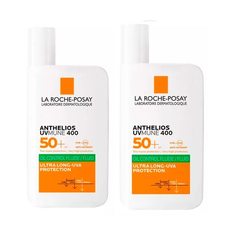 Protector Solar Facial Anthelios Uv Mune 400 Oil Control X2